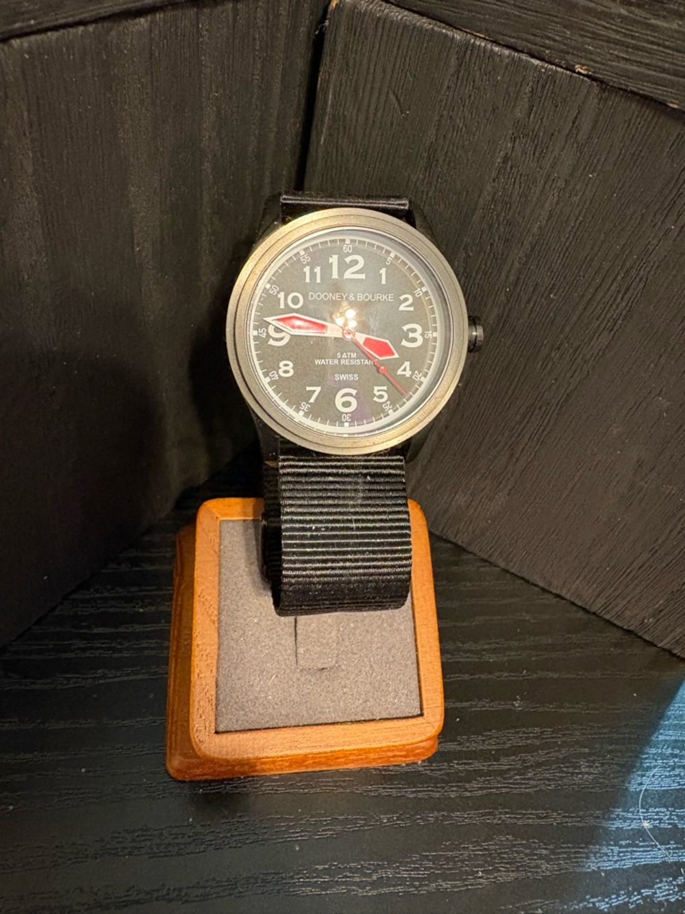 Dooney & Bourke watch mariner black strap women’s new no scratches needs battery